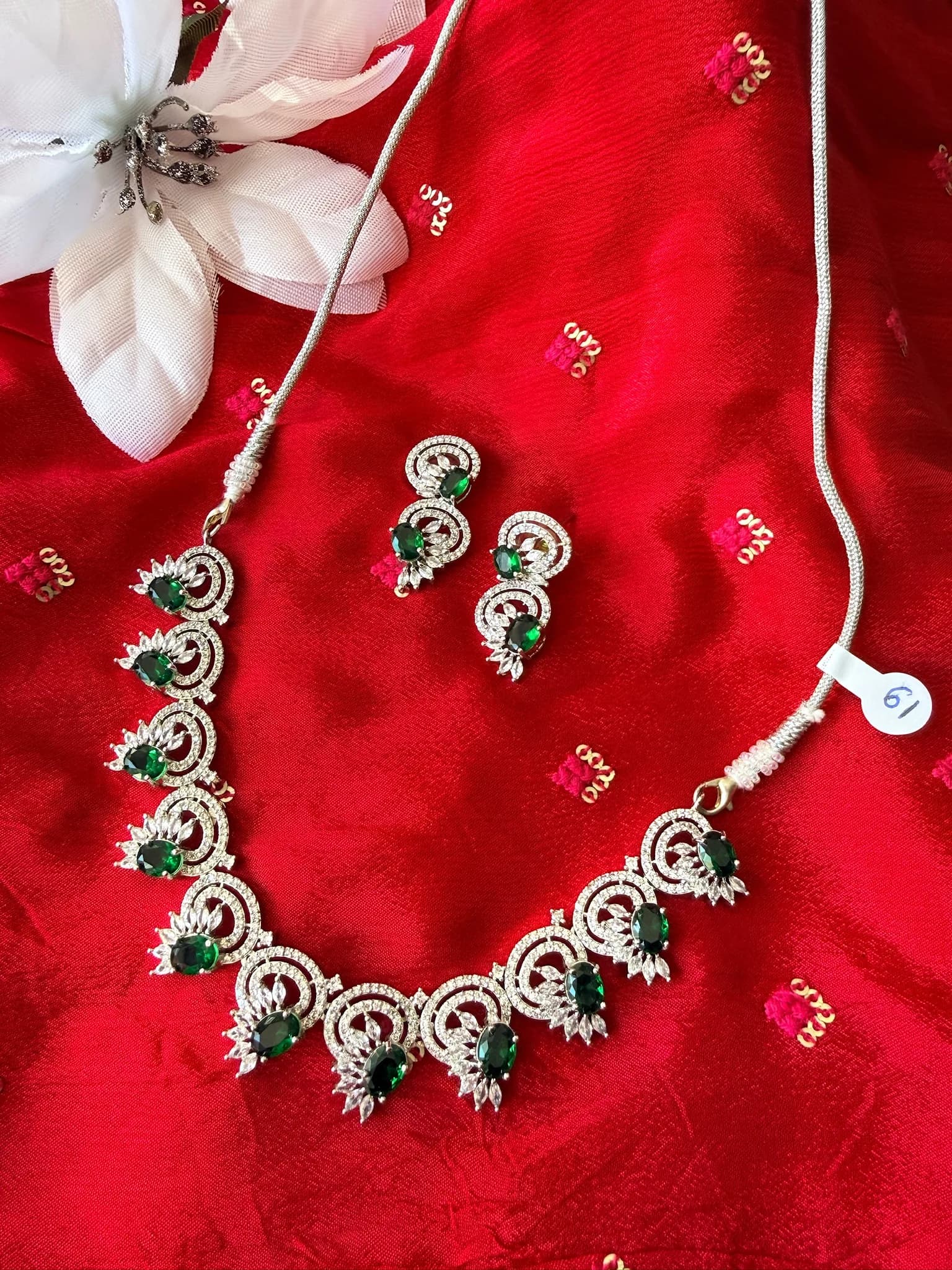 Emerald Diamond Necklace