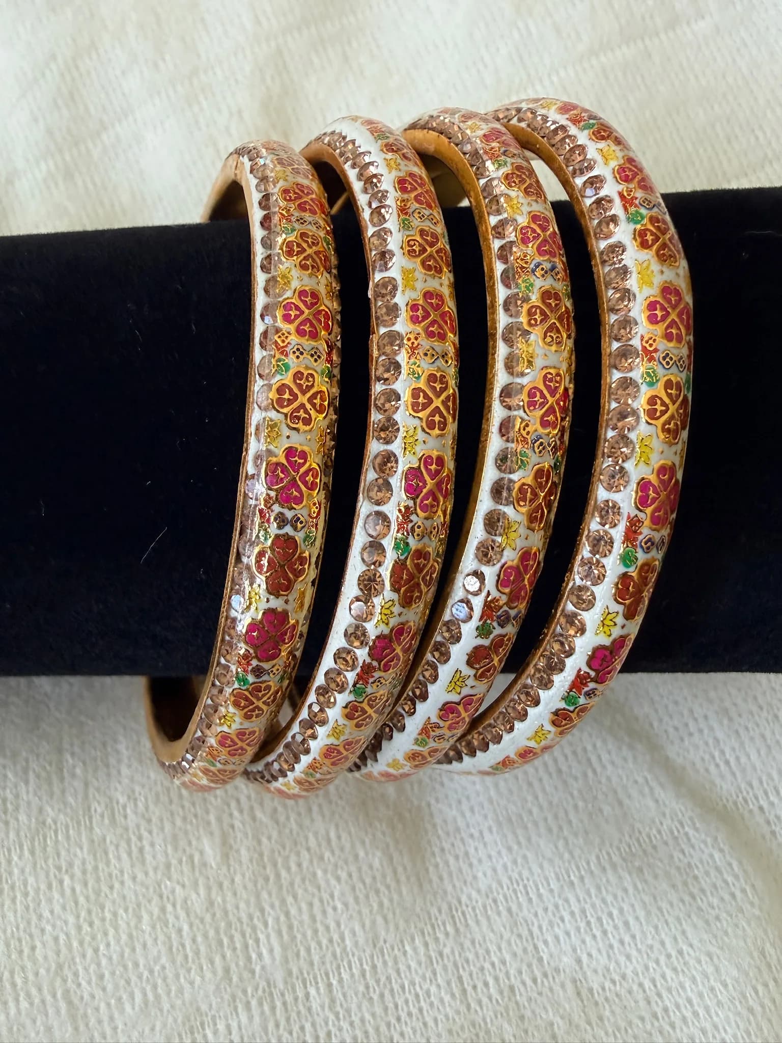 Lac bangles (also spelled lakh bangles)