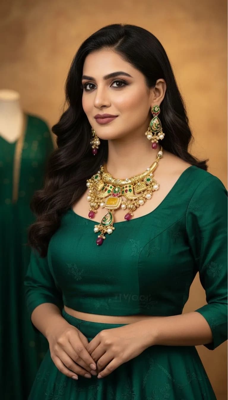 Kashmiri Heritage Kundan Set